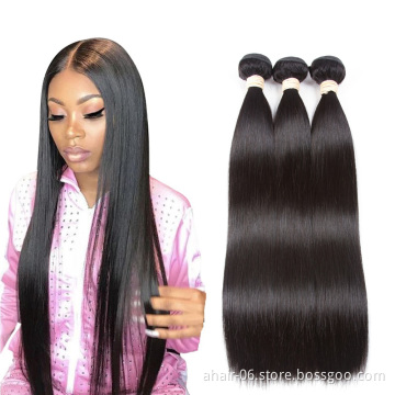 factory wholesale raw brazilian hair one donor straight indian hair weave